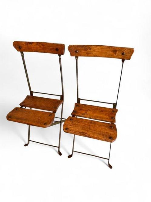 Stoel - Set van bistrostoelen uit de jaren 1910 - Frankrijk, Antiek en Kunst, Antiek | Wandborden en Tegels