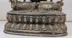 beeld Tara met drie gezichten - Bronze argenté - Népal (Sans, Antiek en Kunst