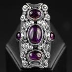 Exclusieve ring Traditioneel juweel - Amethist - Cabochon