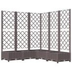 Plantenbak met Klimrek 120cm - Tweede Kansje voor Balkon..., Tuin en Terras, Kunststof, 100 cm of meer, Verzenden, Vierkant