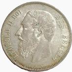 Belgique. Léopold II. 5 Frank 1871 (Sans Prix de Réserve), Postzegels en Munten