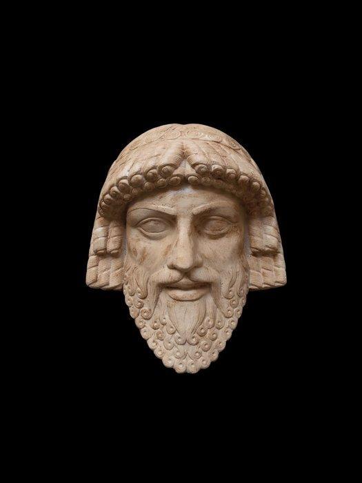 sculptuur, Decorazione da parete  Testa Di Zeus  - 32 cm -, Antiquités & Art, Curiosités & Brocante