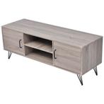 vidaXL Meuble TV 120x40x45 cm Gris, Maison & Meubles, Armoires | Mobilier de télévision, Verzenden, Neuf