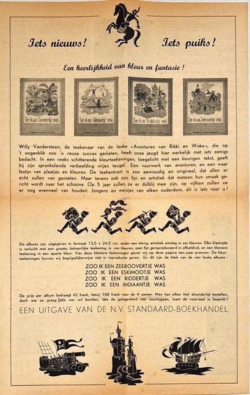 Document - Willy Vandersteen - Zo ik een ... was! Brochure, Nieuw