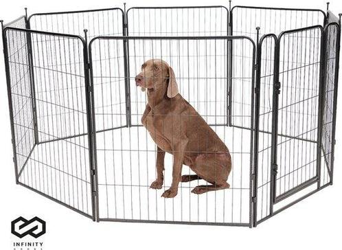 Tweedekans | Infinity Goods Hondenren - Puppyren - 8 Panelen, Dieren en Toebehoren, Hondenhokken, Ophalen of Verzenden