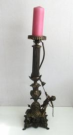 Kandelaar - Koper - Klassiek Empire, Antiek en Kunst