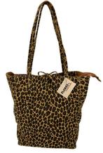 Luipaard Cognac Vera Pelle leren shopper, Verzenden