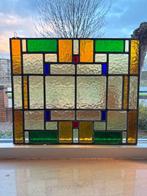 Art Nouveau Glas-in-loodraam - 1910-1920 - Art Nouveau, Antiquités & Art, Curiosités & Brocante