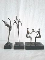 Braun, CAN - Beeldje - Set van drie bronzen abstracte, Antiek en Kunst