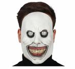 Wit Halloween Masker Smile, Verzenden