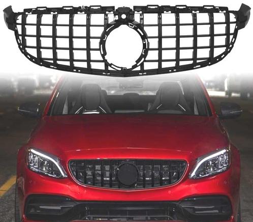 Calandre Pour Mercedes W205 14-18 Amg Gt Caméra Noir Brillan, Auto-onderdelen, Carrosserie, Verzenden