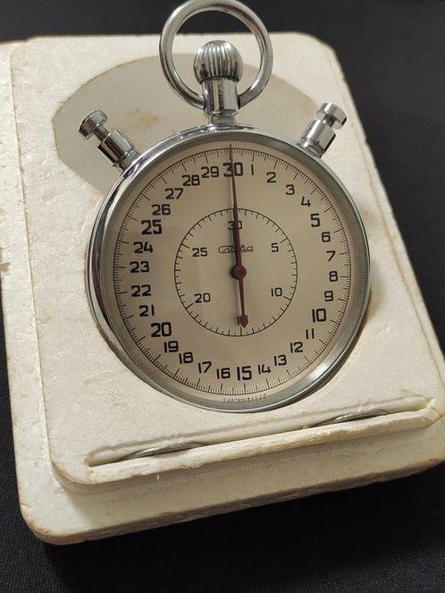 SLAVA professional stopwatch model SDS-pr 1. Vintage, 100%, Antiek en Kunst, Antiek | Wandborden en Tegels