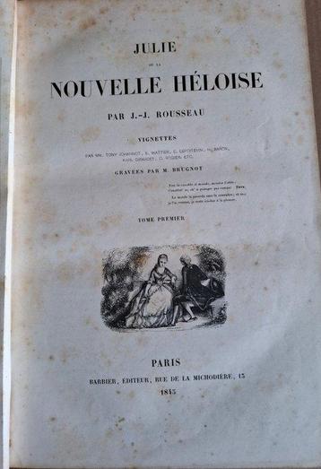 J.-J. Rousseau, gravures par M. Brugnot - La Nouvelle