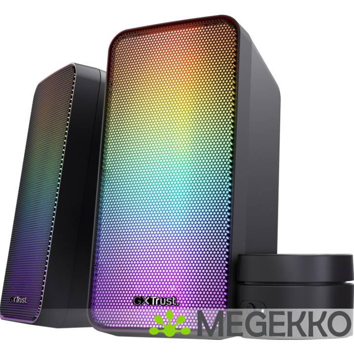 Trust GXT 611 Wezz 2.0 PC Speakerset RGB Zwart, Computers en Software, Overige Computers en Software, Nieuw, Verzenden