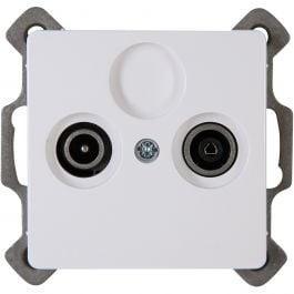 KOPP Inbouw Televisie/Radio Contactdoos - Wandcoax - LED Toe, Bricolage & Construction, Outillage | Pièces de machine & Accessoires