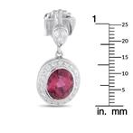 Oorbellen - 18 karaat 18K witgouden oorbellen met 0,75ct, Nieuw