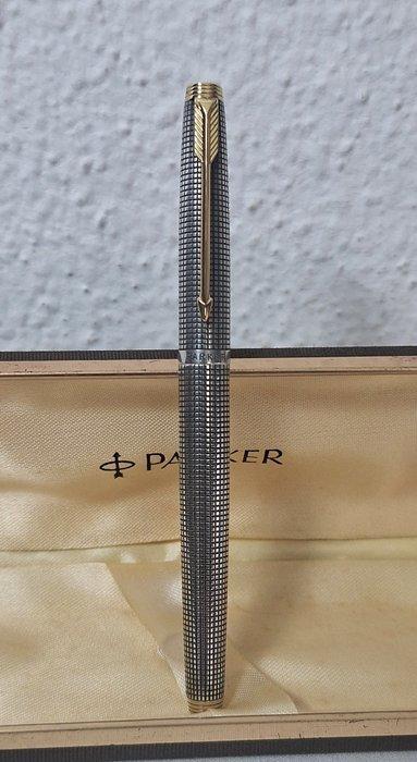 Parker - 75 Cisele -Flat Top- Silver Sterling 14K gold nib -, Collections, Stylos