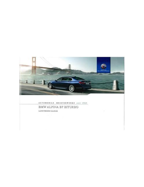 2016 BMW ALPINA B7 BITURBO BROCHURE DUITS, Livres, Autos | Brochures & Magazines, Enlèvement ou Envoi