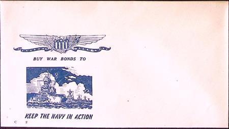 Amerikaanse envelop WWII (lijst optie), Verzamelen, Militaria | Tweede Wereldoorlog, Foto of Poster, Verzenden