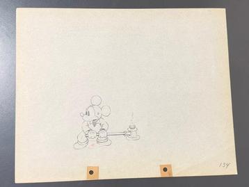 Walt Disney - Vintage Mickey Mouse Productietekening (1935) beschikbaar voor biedingen