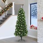 vidaXL Kerstboom met 300 LED met standaard Groen 240 cm PE, Verzenden, Nieuw