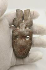Grand amulette de divinité extraterrestre Hongshan -