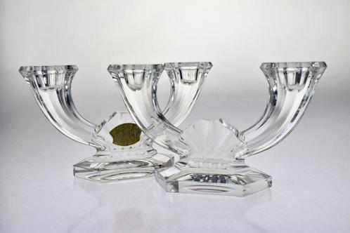 Val Saint Lambert - Kandelaar Imperial (2) - Kristal, Antiek en Kunst, Kunst | Designobjecten