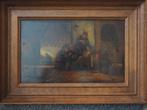 David Teniers (XVIII-XIX), Suiveur de - Peasants in a tavern, Antiek en Kunst