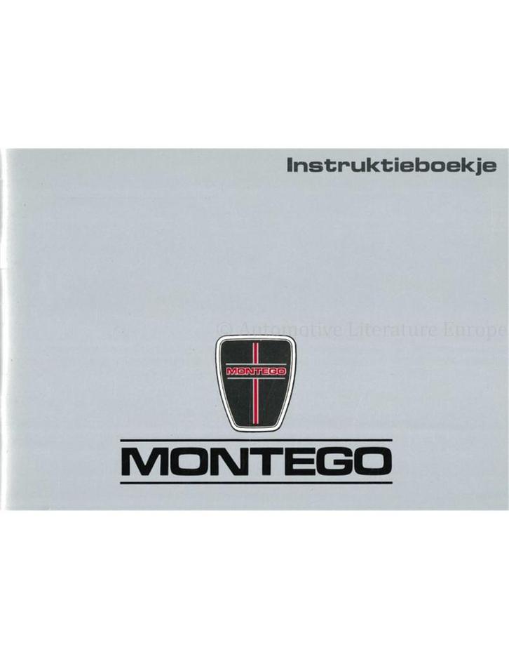 1989 AUSTIN MONTEGO INSTRUCTIEBOEKJE NEDERLANDS, Auto diversen, Handleidingen en Instructieboekjes