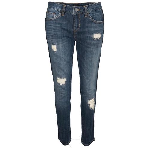 Liu Jo • blauwe destroyed jeans • W28, Kleding | Dames, Broeken en Pantalons, Verzenden