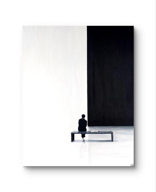 Della Camilleri - Observer_10, Antiek en Kunst, Kunst | Schilderijen | Modern