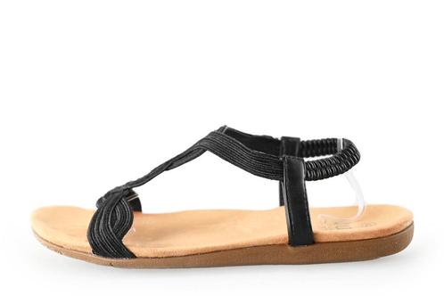 Sub55 Sandalen in maat 37 Zwart | 5% extra korting, Kleding | Dames, Schoenen, Zwart, Gedragen, Sandalen of Muiltjes, Verzenden