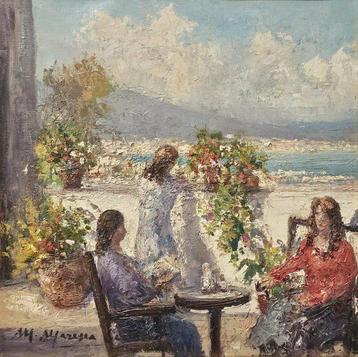 Mario Maresca Serra (1912-1991) - Terrazza sul Golfo di disponible aux enchères