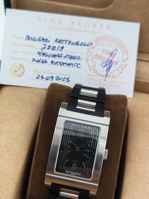 Bvlgari - Rettangolo Automatic - Zonder Minimumprijs -, Handtassen en Accessoires, Horloges | Heren