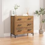 vidaXL Commode 75x35x70 cm Bois de pin massif, Maison & Meubles, Verzenden, Neuf