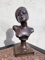 Emmanuel Villanis 1858-1914 - sculptuur, Femme au turban -