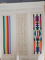 Yaacov Agam (1928) - Multi color diagram - 3 parts