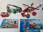 Lego Set - Ville - Brandweerhelikopter - 7206 + Container, Nieuw