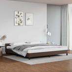 vidaXL Bedframe met hoofdeinde zonder matras 200x200 cm, Verzenden, Nieuw