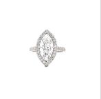 Ring - 18 karaat Witgoud -  2.55ct. tw. Diamant (Lab-grown)