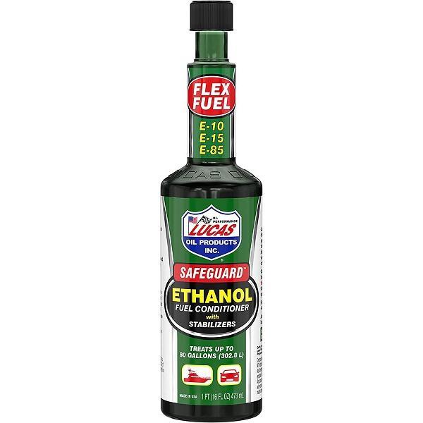 LUCAS OIL Safeguard Ethanol Fuel Conditioner 473ml (E5/E10), Auto diversen, Autogereedschap, Nieuw, Verzenden