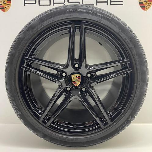 Porsche 991.2  2/2S/4/4S 19inch zwart met winterbanden 8 MM, Autos : Pièces & Accessoires, Pneus & Jantes, Enlèvement