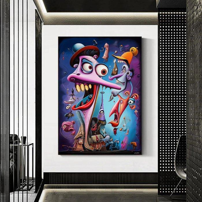 Giancarlo Colombo - GCD Art - Oddwork #145, Antiquités & Art, Art | Peinture | Moderne