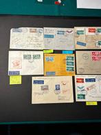 Enveloppe postale (8) - Suisse - 8 enveloppes volées Posta, Gestempeld