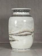 Vaas - Porselein - China - wintertafereel vaas