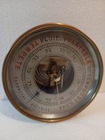 Aneroid barometer - Laiton - Baromètre français antig