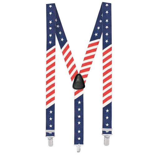 Bretels Usa, Hobby en Vrije tijd, Feestartikelen, Nieuw, Verzenden