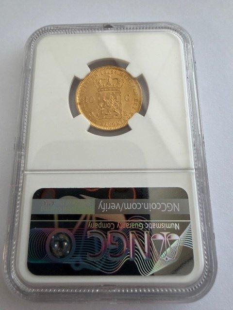 Nederland. Willem I. 10 Gulden 1824 B, Postzegels en Munten, Munten | Nederland