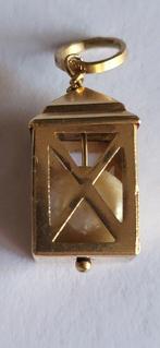Hanger - 18 karaat Geel goud Parel - Hangers met lantaarn in