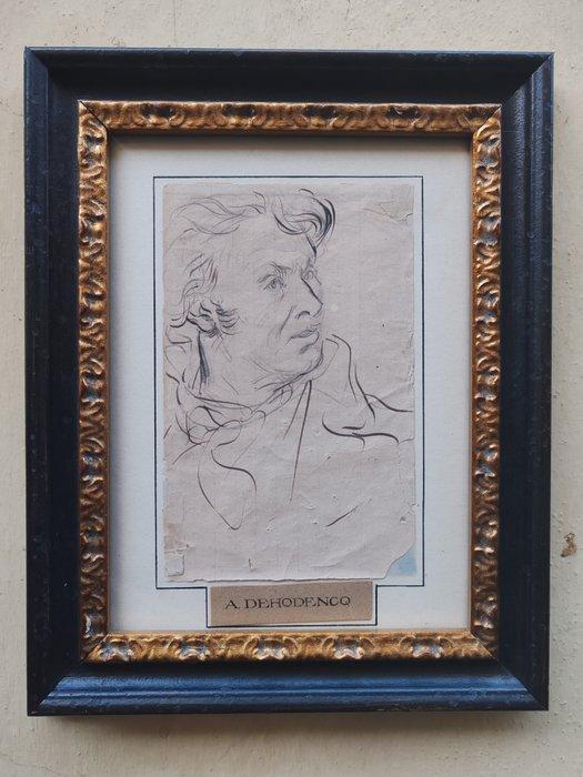 Alfred Dehodencq (1822-1882), Toegeschreven aan - Ritratto, Antiek en Kunst, Kunst | Schilderijen | Klassiek